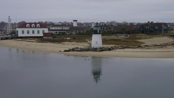 Leaving Nantucket Brant Point Lighthouse