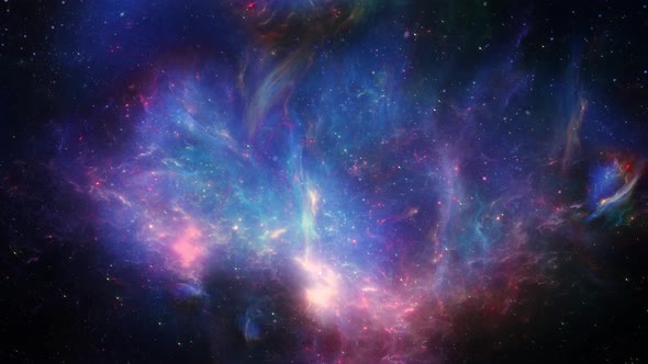 Deep Blue Space 04 by RValeriy | VideoHive