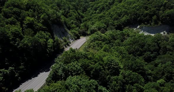 Mountain Winding Zig Zag Road alt