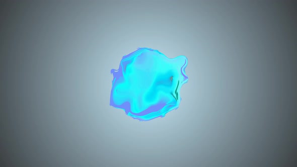 Aqua 3d Liquid animation On White Background alt