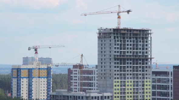 Construction site time lapse