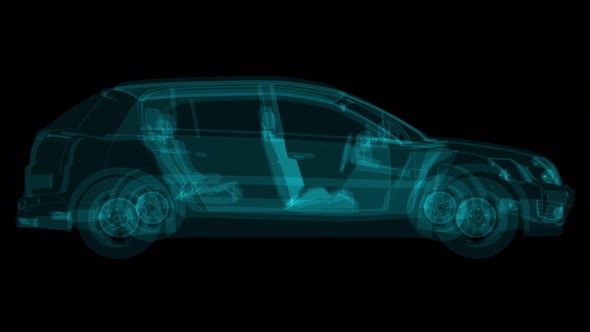 Car Xray Animation