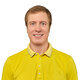 Portrait of funny young male in yellow T-shirt isolated on white background, handsome happy man - PhotoDune Item for Sale