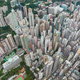 Hong Kong 08 February 2022: Top view of Hong Kong city in Sheung Wan - PhotoDune Item for Sale