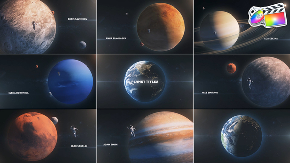 Planet Titles for FCPX
