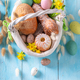 Colorful Easter basket as custom of blessing food in Poland. - PhotoDune Item for Sale