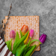 Jewish holiday Passover unleavened matzah bread of kosher for Pesach - PhotoDune Item for Sale