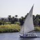View of a felucca in the nile river, typical small sailboat in the Nile River, Egypt - PhotoDune Item for Sale