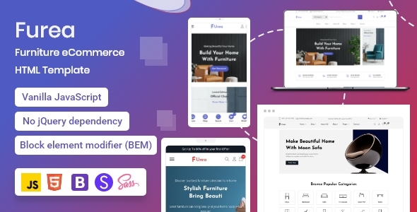 Furea - Furniture eCommerce HTML Template