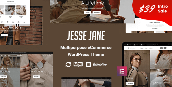 JesseJane - Multipurpose WooCommerce WordPress Theme + RTL