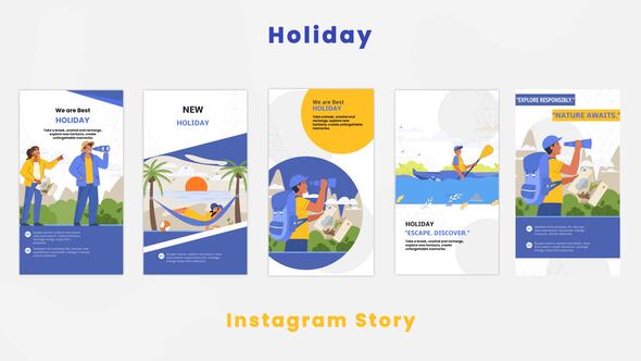 Holiday Illustration Instagram Story