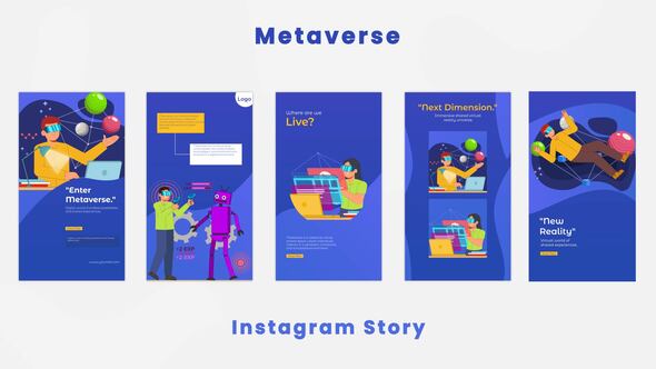 VR Metaverse Instagram Story