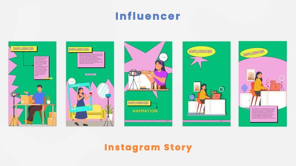 Influencer Character Instagram Story