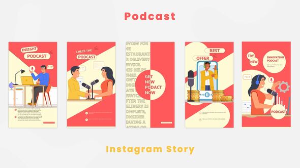 Live Podcast Instagram Story