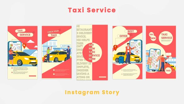 Taxi Service Instagram Story