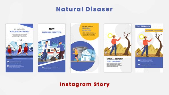 Natural Disaster Instagram Story