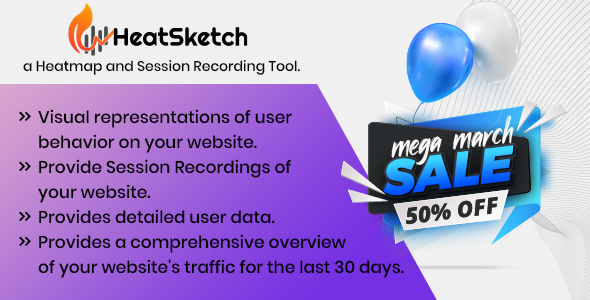 HeatSketch  Heatmap and Session Recording Tool (SaaS Platform)