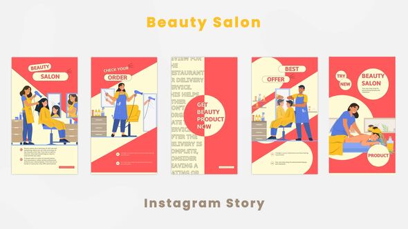 Beauty Salon Instagram Story