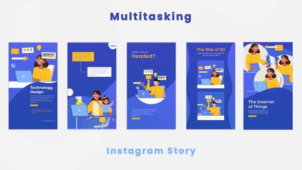 Multitasking Work Instagram Story