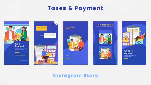 Taxes and Payment Instagram Story