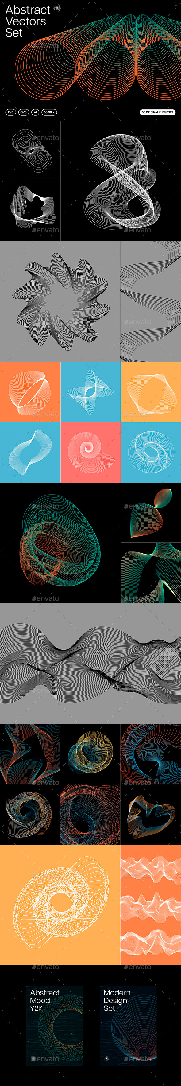 [DOWNLOAD]Abstract Twirls Elements Pack