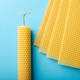 Beeswax honeycomb sheets and candles - PhotoDune Item for Sale