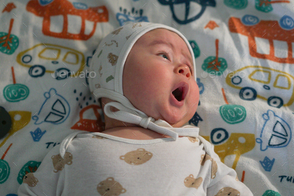 Three months old boy - Stock Photo - Images