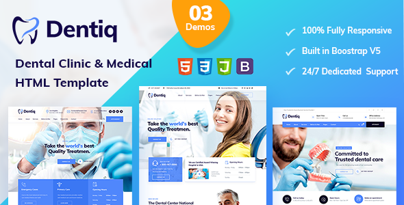 Excellent Dentiq | Dental & Medical HTML Template