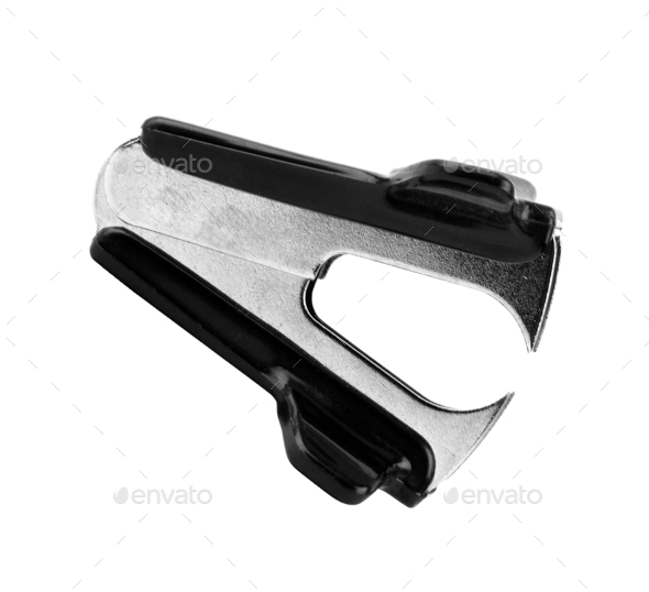 Staple remover isolated