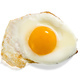 Fried egg on white background - PhotoDune Item for Sale