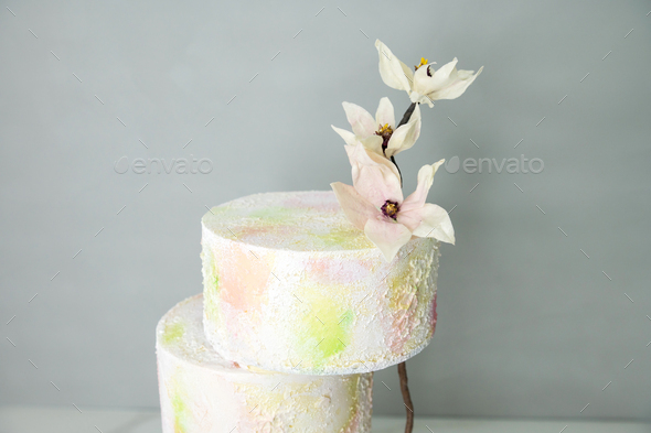 Wafer Paper Flower Cake