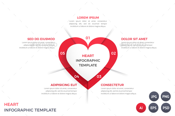Heart - Infographic Template