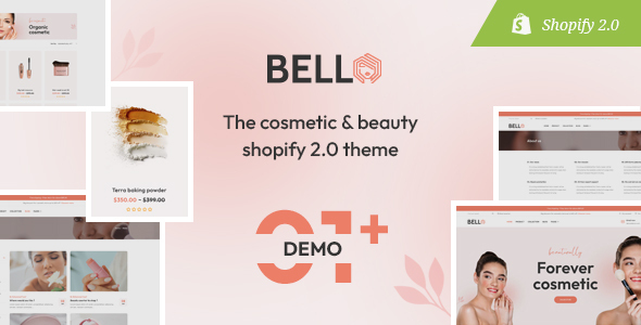 Bello – The Cosmetics & Beauty Responsive Shopify Theme