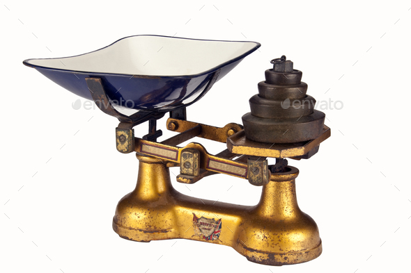 Antique Kitchen Scales - Stock Photo - Images