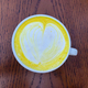 Tumeric latte on the wooden table - PhotoDune Item for Sale