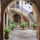 Traditional mallorcan patio in Palma de Mallorca. Balearic islands. Majorca - PhotoDune Item for Sale