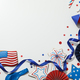 Composition for 4 july, Independence Day of USA, space for text - PhotoDune Item for Sale