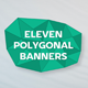 11 Polygonal Banners - VideoHive Item for Sale