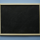 Chalkboard texture. Empty blank black chalkboard with chalk traces - PhotoDune Item for Sale