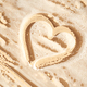 Photo of cosmetic foam or soap with a heart drawn on the foam. - PhotoDune Item for Sale