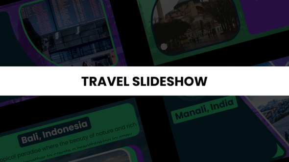 Travel Slideshow Product Promo template preview