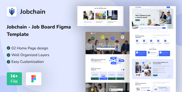 Jobchain - Job Board Figma Template