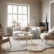 Scandinavian interior design living room with large window. Generative AI - PhotoDune Item for Sale