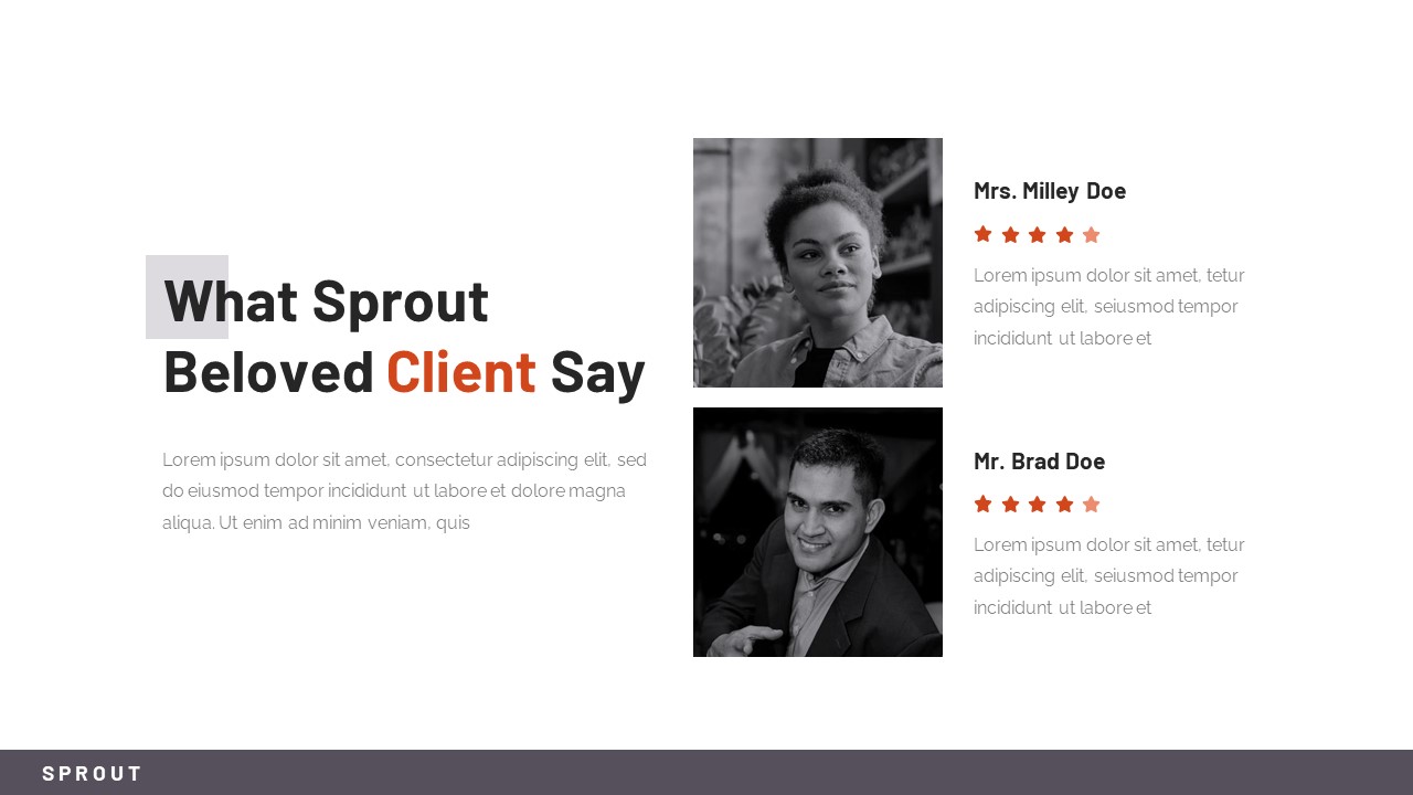 Sprout - Business Keynote Presentation Template, Presentation Templates