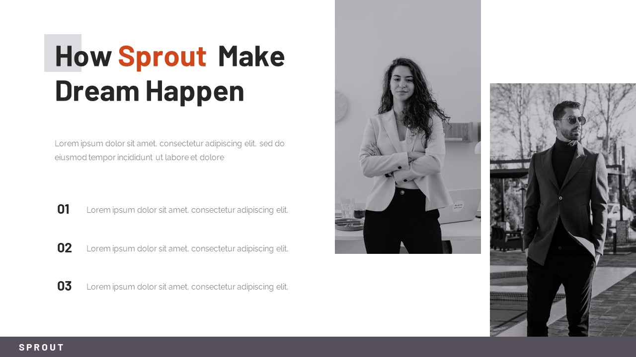 Sprout - Business Keynote Presentation Template, Presentation Templates