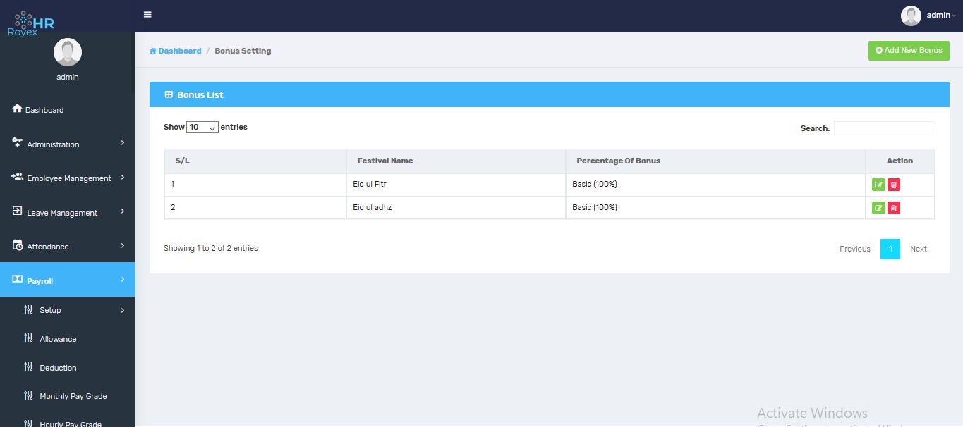 Royex - HR and Payroll Management Software by iGlyphic | CodeCanyon