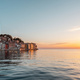 Sunset time townscape of amazing coastal town of Rovinj in Croatia - PhotoDune Item for Sale