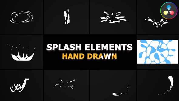 Liquid Splash Elements | DaVinci Resolve
