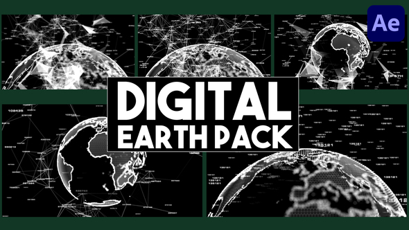 Digital Earth Pack for After Effects