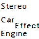 Stereo Car Engine Effect